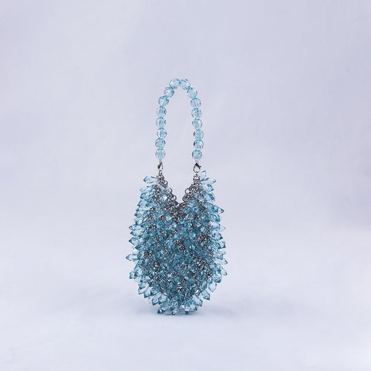 Women's Hand-woven Transparent Crystal Acrylic Water Drop Handbags