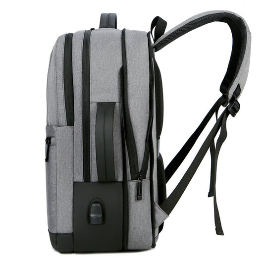 Large Capacity Expansion Waterproof Charging Leisure Backpacks