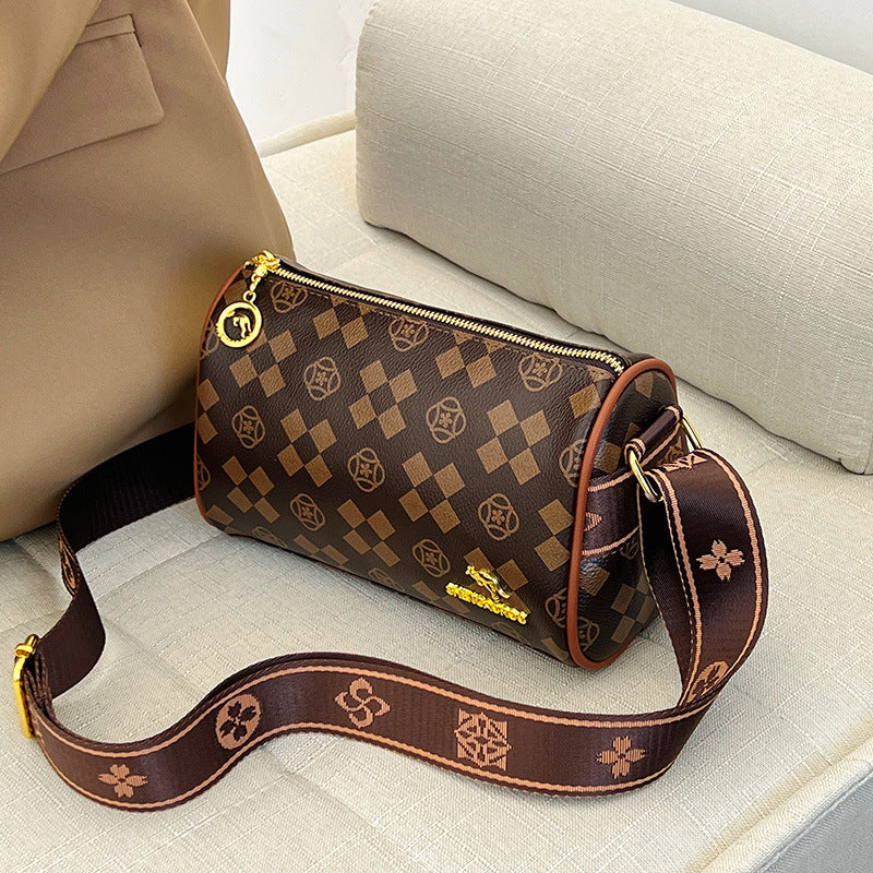 Women's Texture Fashionable Dumpling High-grade Wide Strap Crossbody Bags