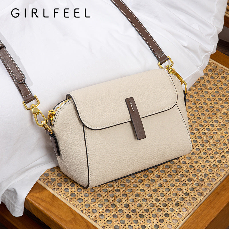 Women's Mobile Summer Genuine Leather Fashion Shell Crossbody Bags
