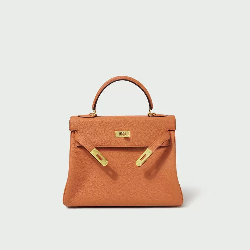 Gold Sier Second Generation Kelly Genuine Leather Fashion High-grade Handbags