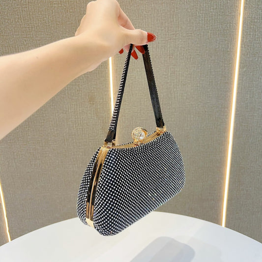 Retro Dinner Rhinestone Full Diamond Dress Evening Bags