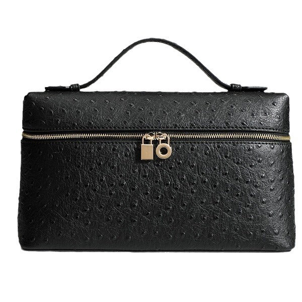 Women's Leather Kelly Box Gold Button Light Shoulder Bags