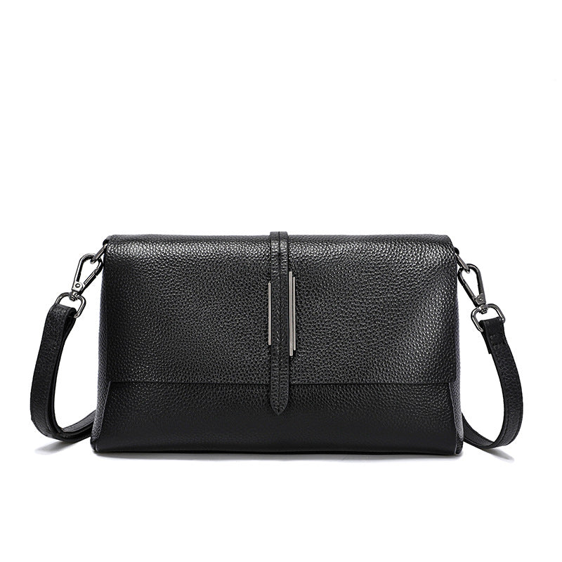 Women's Fashion Cattlehide Leather Genuine Retro Temperament Crossbody Bags