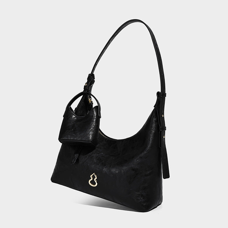 Women's Selenodont Retro Easy Matching High Sense Niche Shoulder Bags