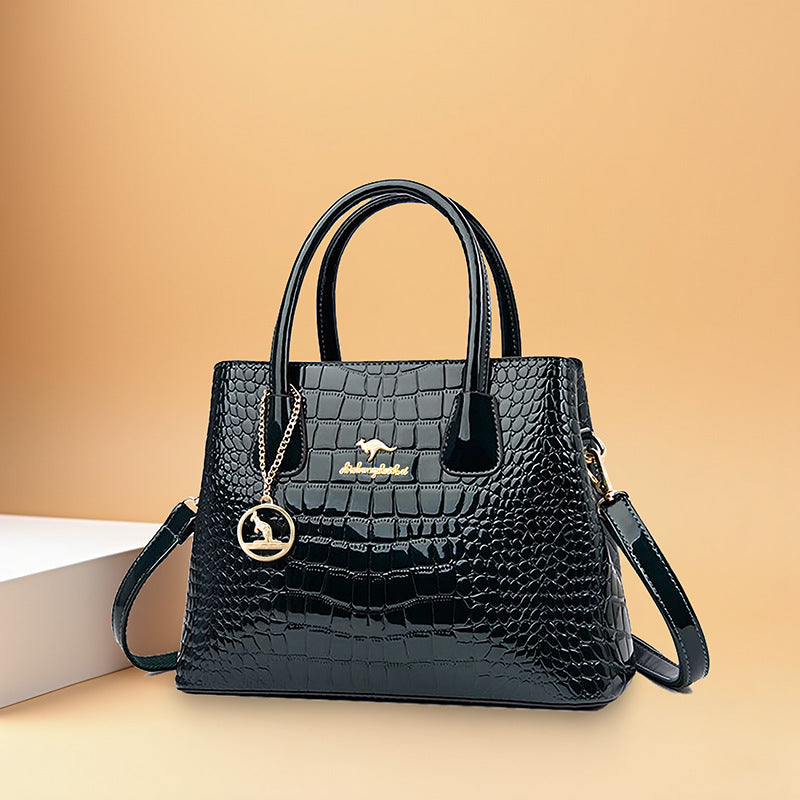 Women's Mom Summer Crocodile Pattern Fashion Tote Bags