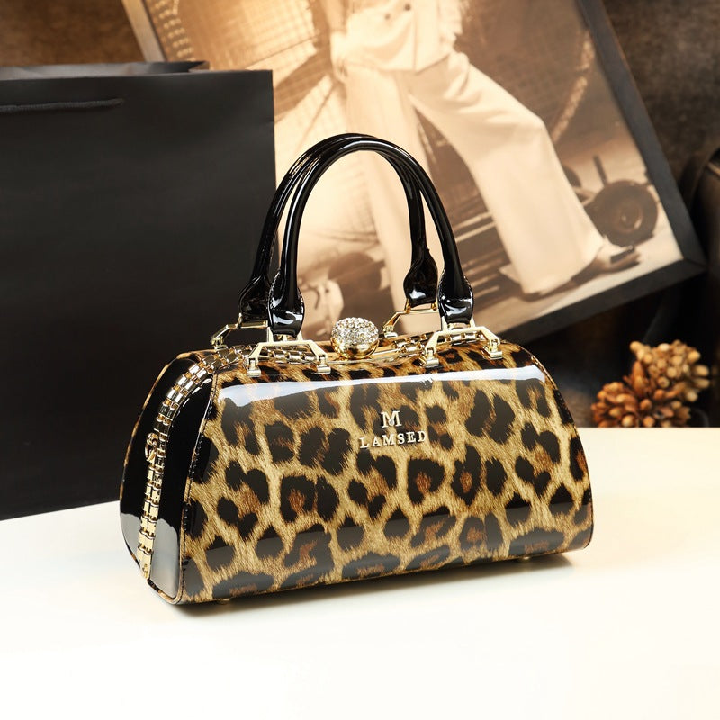 Women's Paint Patent Leather Mother Simple Fashion Shoulder Bags