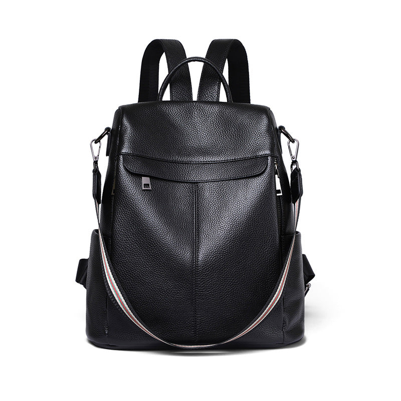 Women's Fashion Genuine Leather Large Capacity Trendy Backpacks