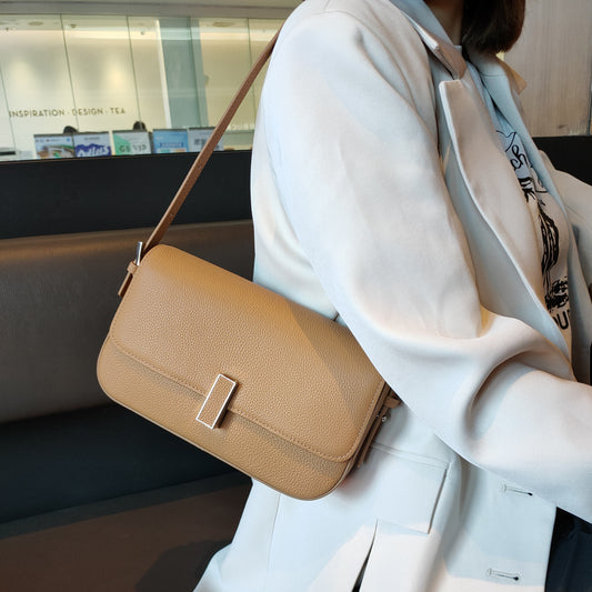 Simplicity Style Top Layer Cowhide Underarm Armpit Bags