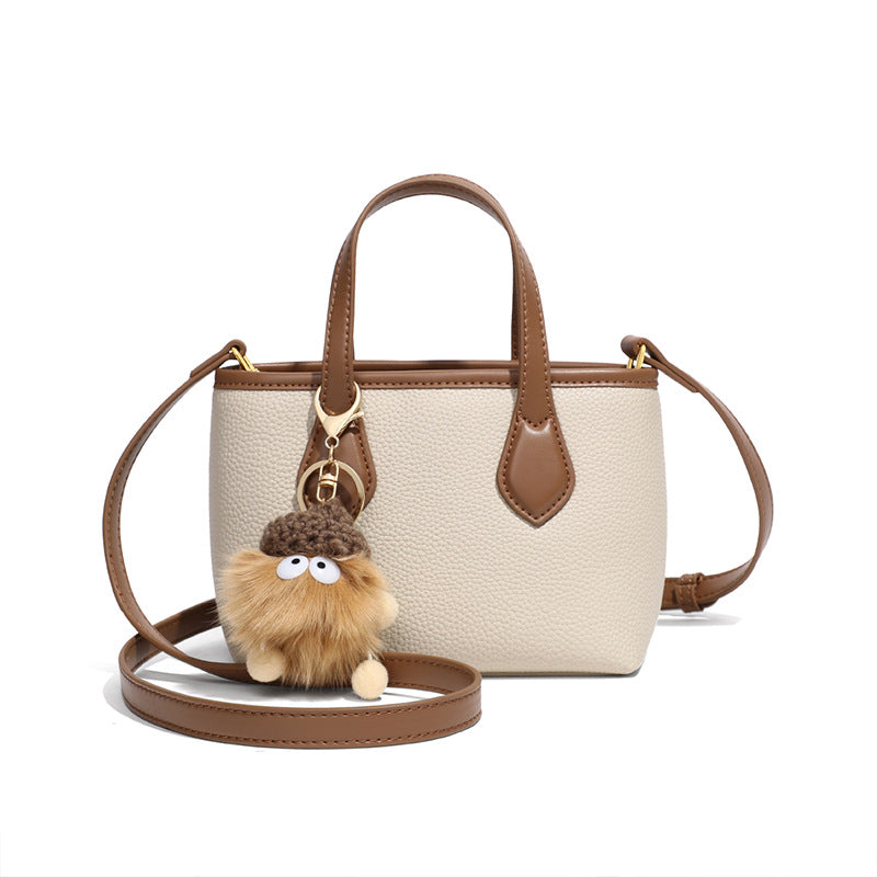 Women's Fashion Light Luxury Genuine Leather Portable Handbags