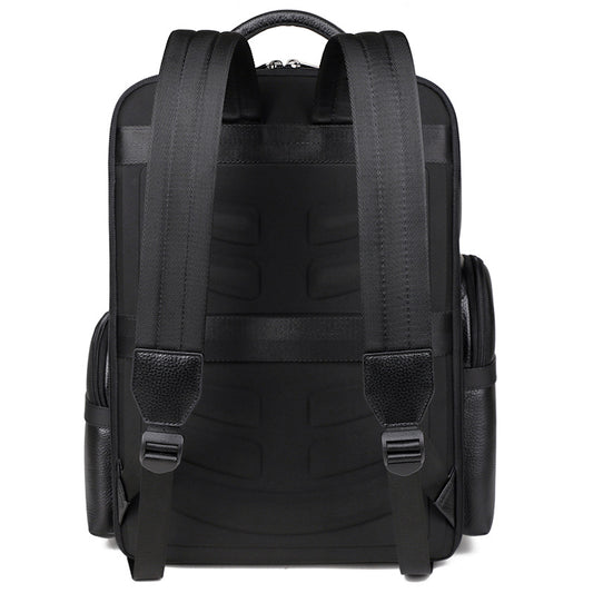 Men's Business First Layer Cowhide Large Capacity Backpacks