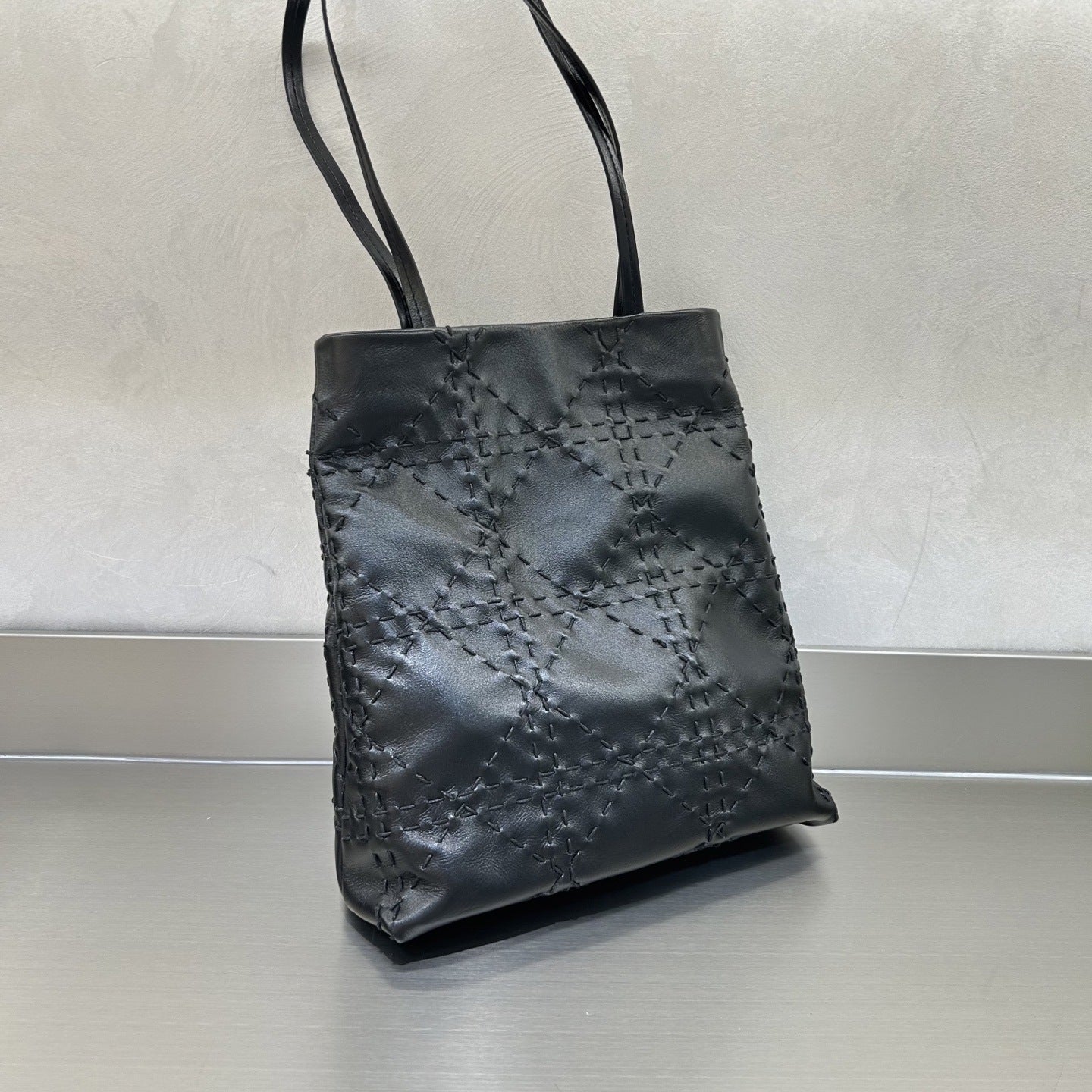 Women's Niche Rhombus Single Retro High Sense Shoulder Bags