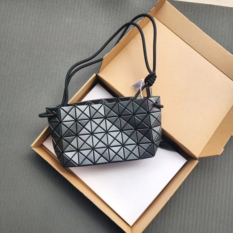 Women's Geometric Rhombus Single Life Box Shoulder Bags