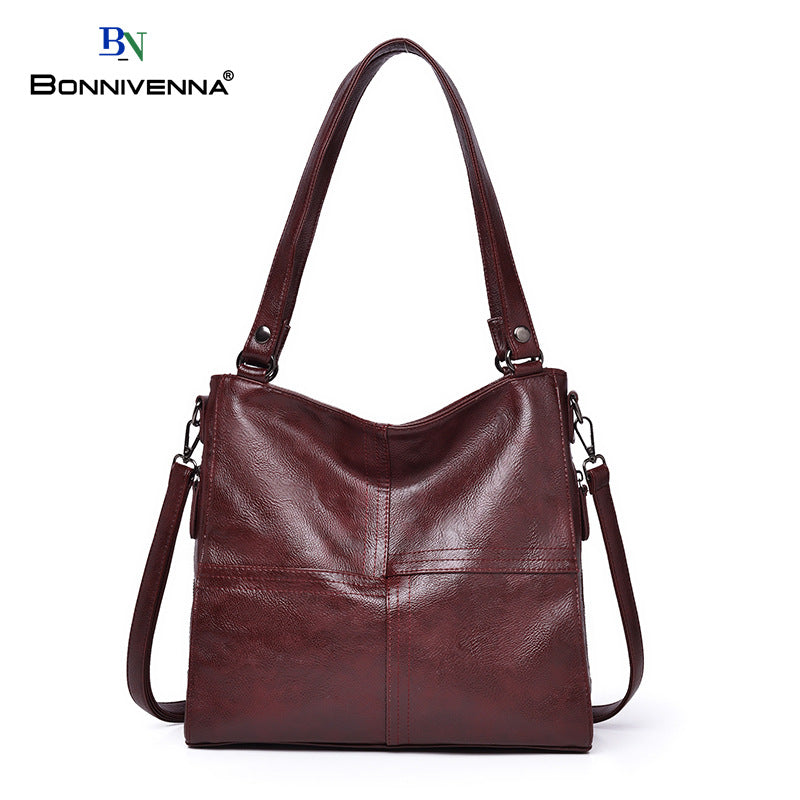 Solid Color Fashion Large Capacity Ribbon Crossbody Bags