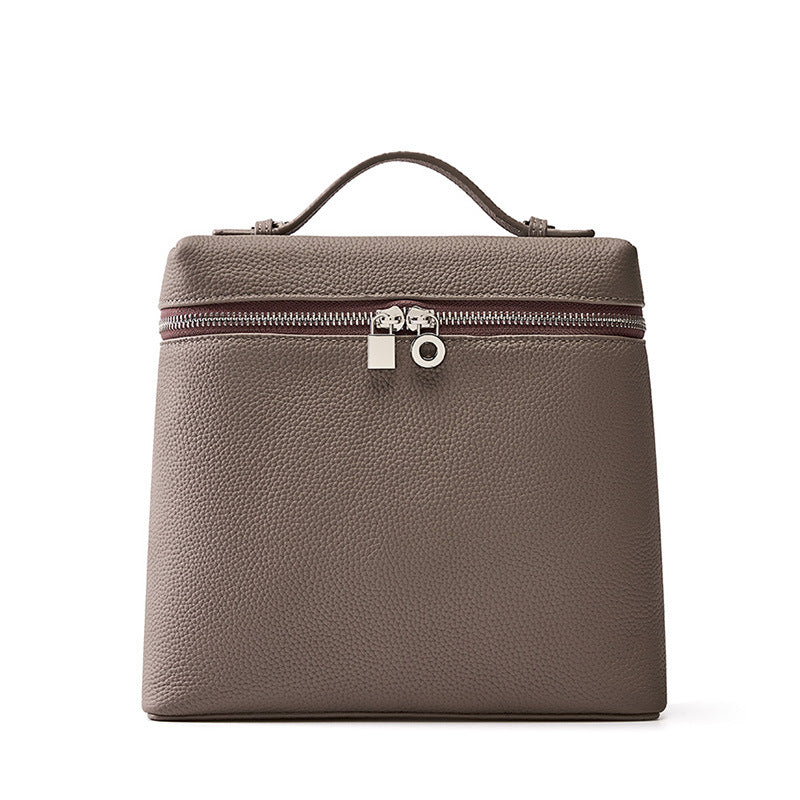 Women's Summer Leather Large Capacity First Layer Backpacks