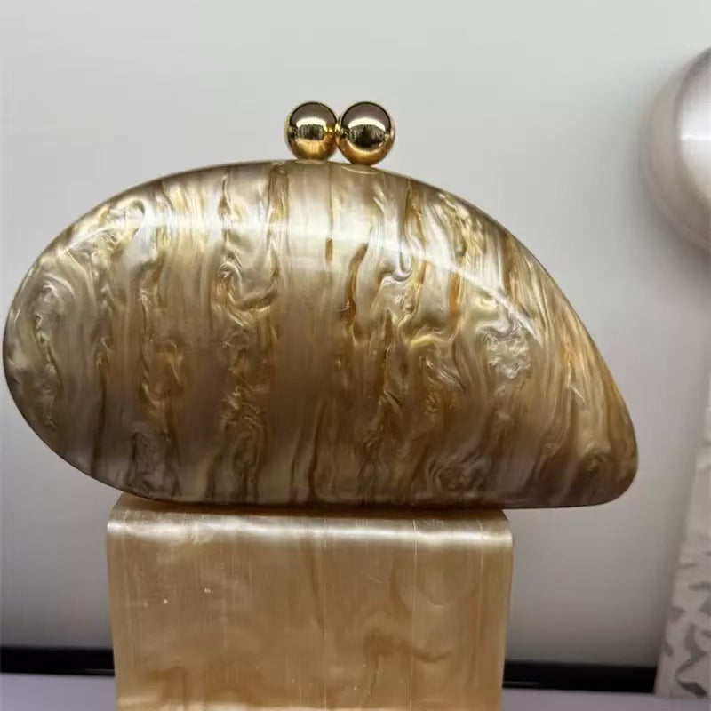 Women's Dinner Shell Acrylic Fashion Wedding Clutch Bags