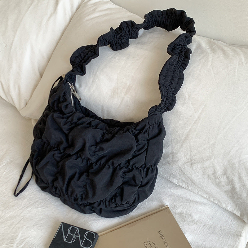 Pleated Puff Cloud Fashion Large Capacity Bags