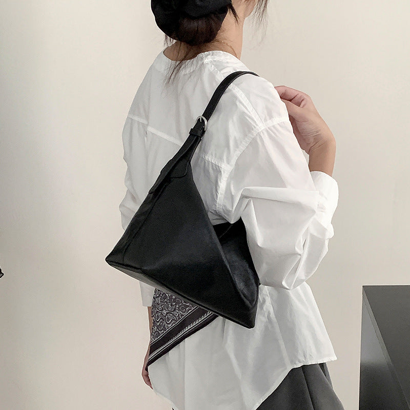 Tanned Cattle Leather Niche Minimalist Retro Bags