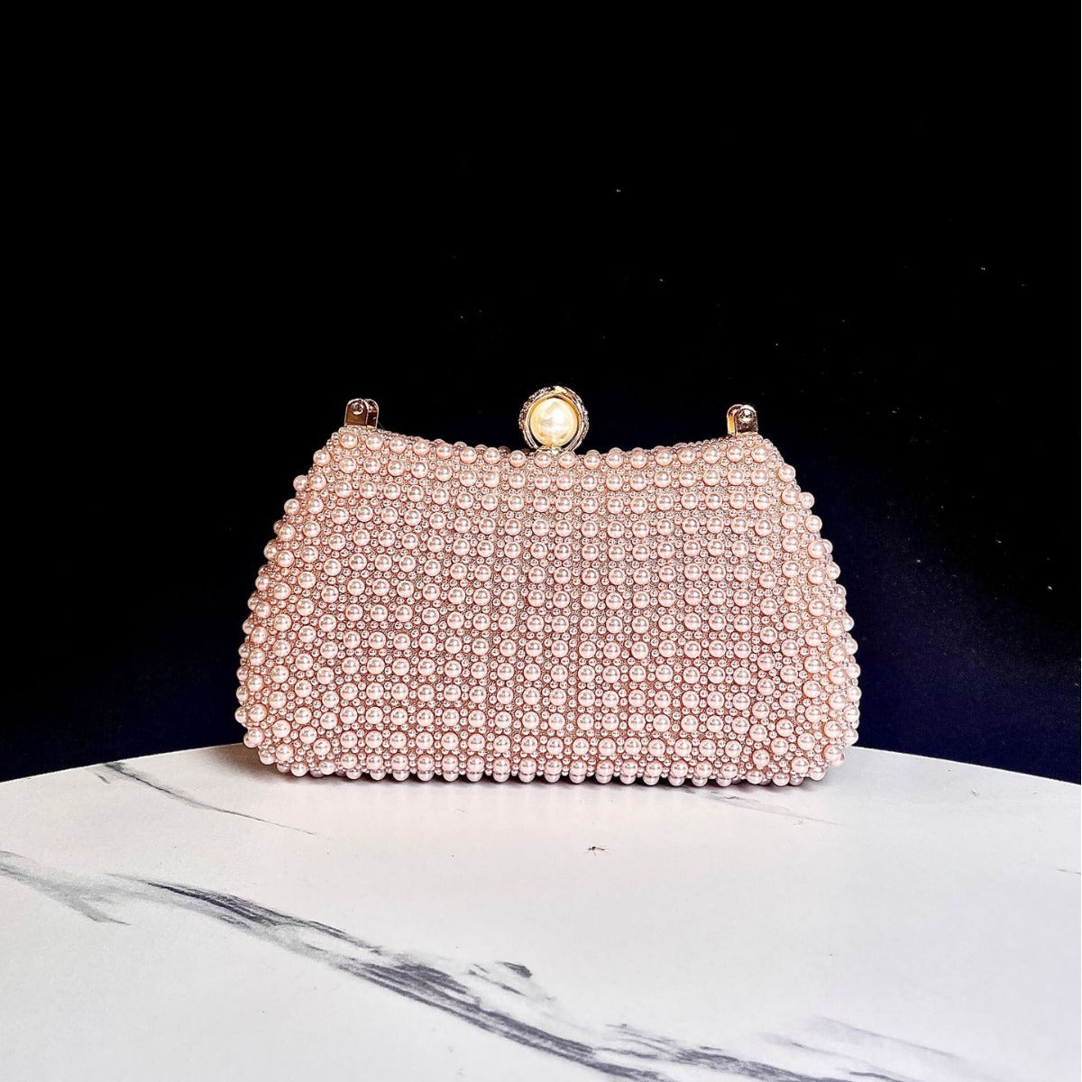 Trendy Elegant Handmade Pearl Dress Banquet Evening Bags