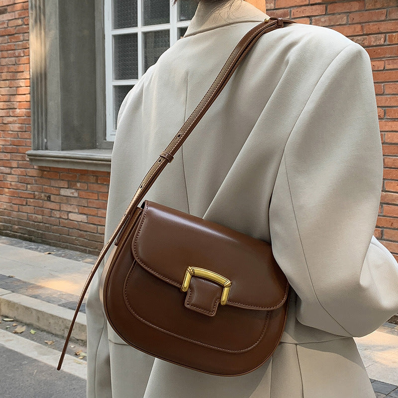 Women's Genuine Leather Fashion Design Elegant Portable Shoulder Bags