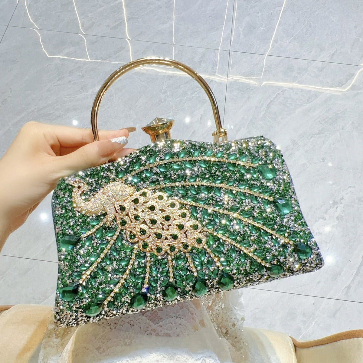Full Diamond High-grade Party Dinner Banquet Shoulder Bags