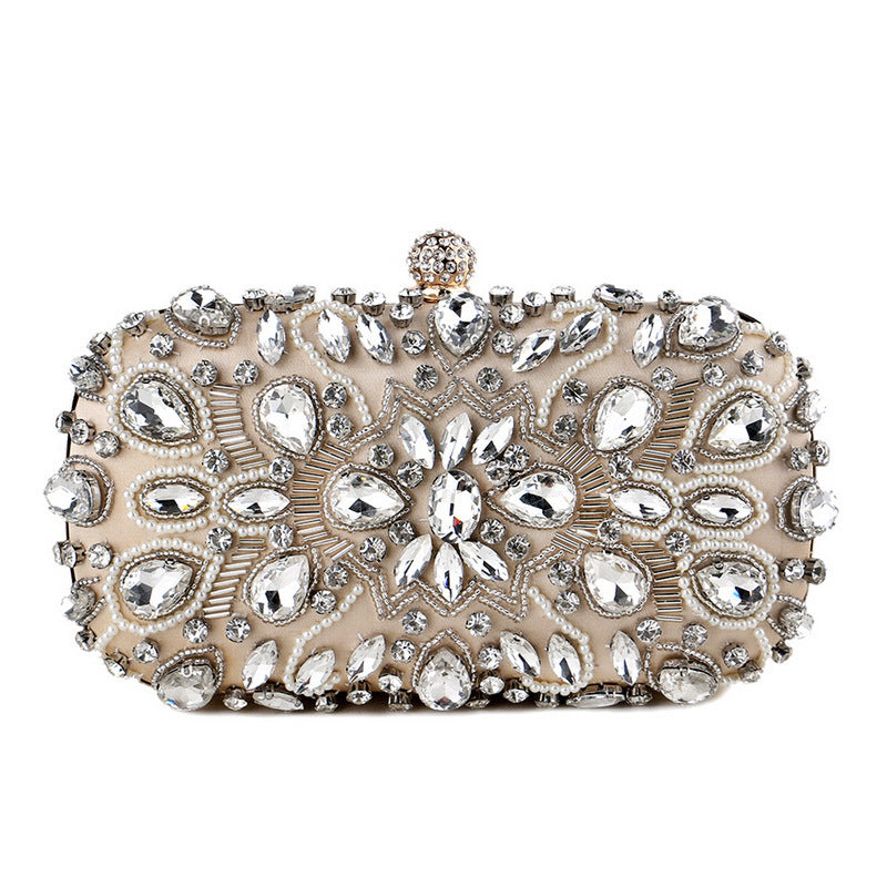 Women's Diamond Fashion Party Banquet Clutch Wear Bags