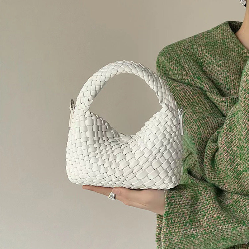 Women's Trendy Hand-woven Vegetable Basket Korean Style Bags