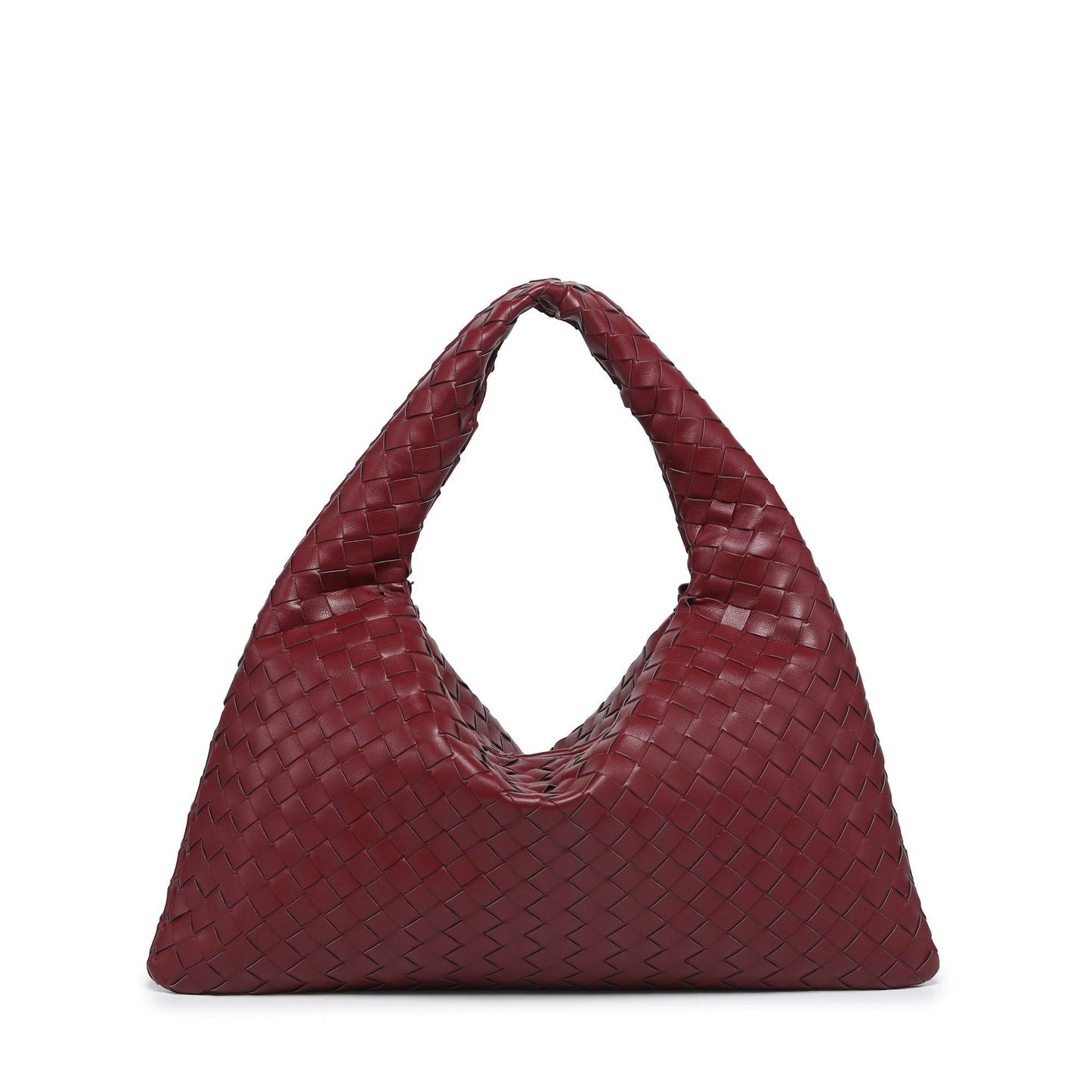 Women's Fashion Woven Large Capacity Portable Underarm Handbags
