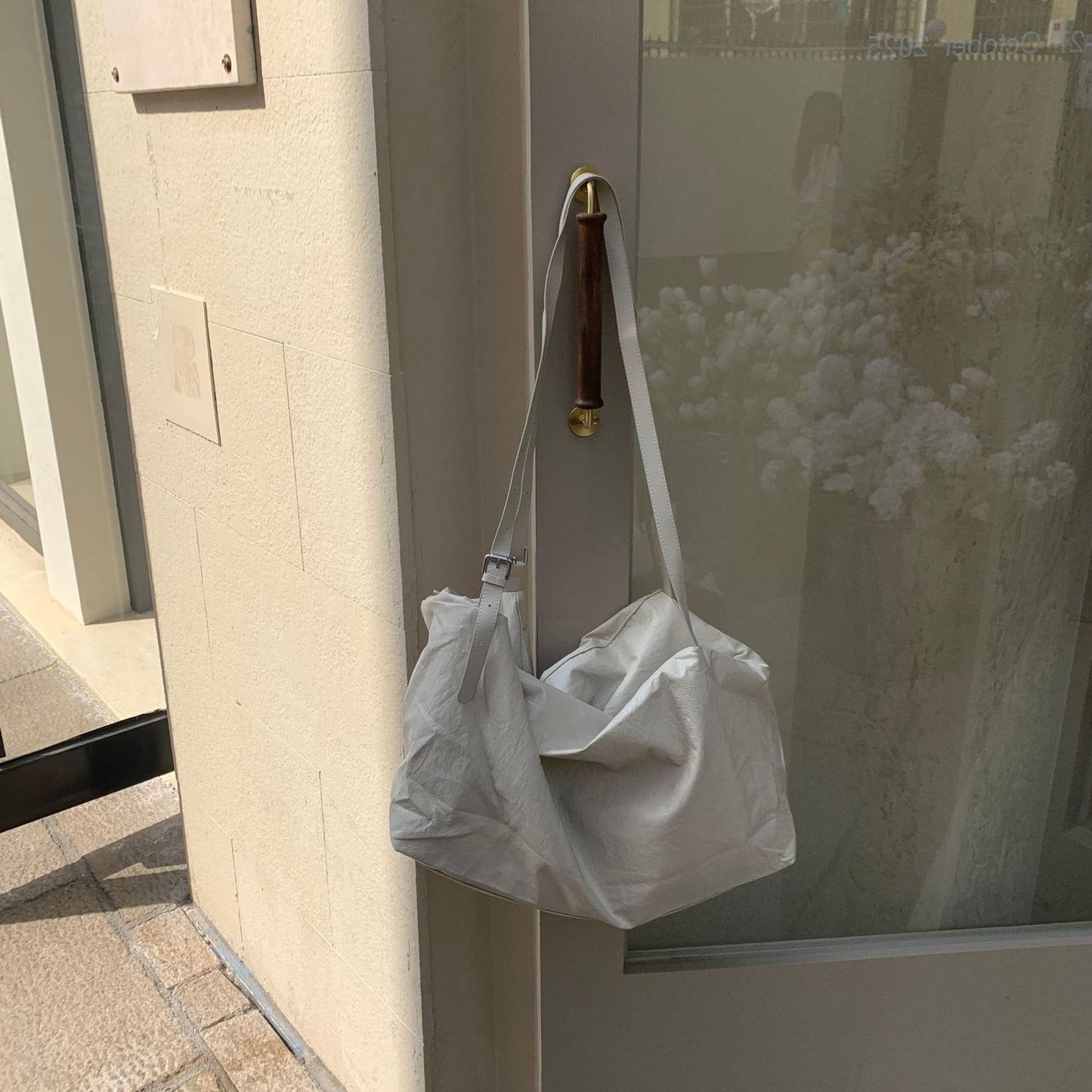 Korean Style Single Soft Leather Large Bags