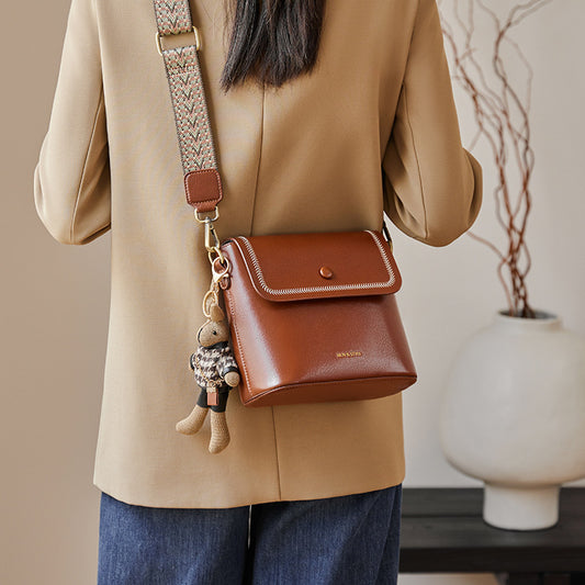 Women's Summer High-grade Versatile Pouch Genuine Leather Shoulder Bags