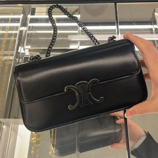 Women's Arc French Stick Underarm Genuine Leather High-grade Special Interest Shoulder Bags