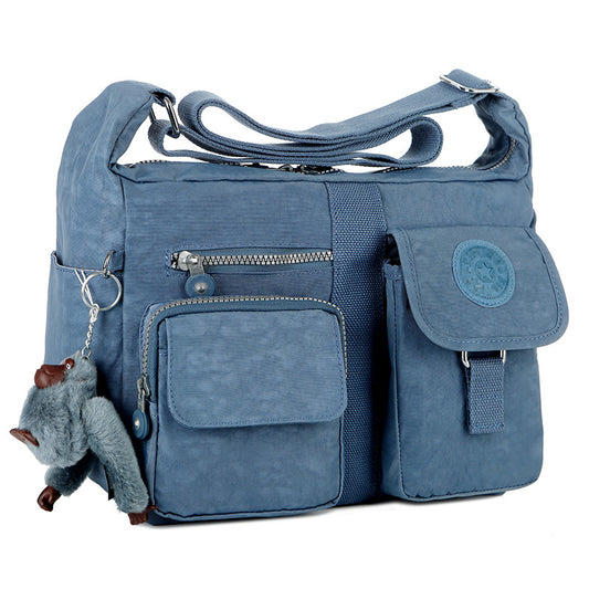 Women's Glamorous Distribution Monkey Large Nylon Crossbody Bags
