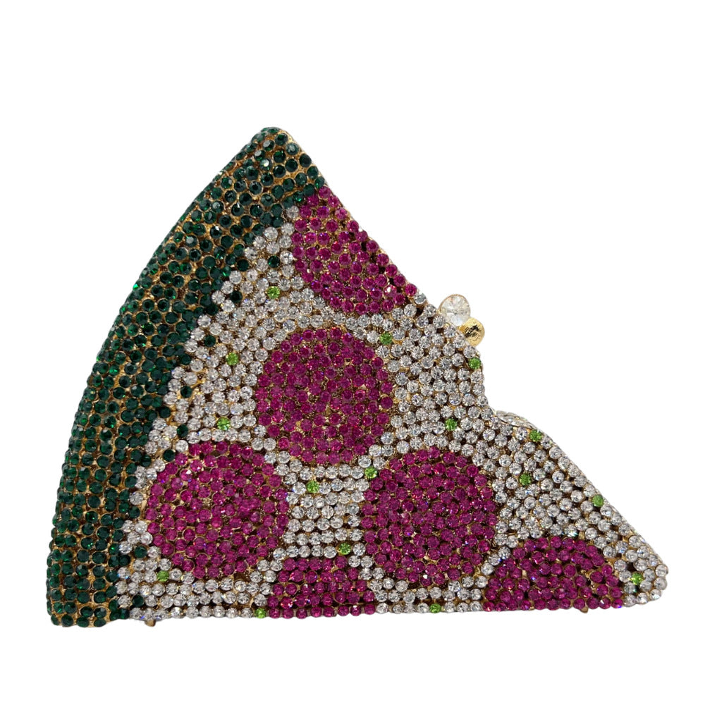 Strictly Selected Pizza Diamond Banquet Hand Bags