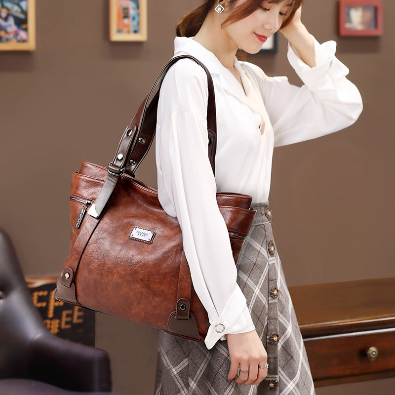 Women's Capacity Early Spring Simple Western Crossbody Bags