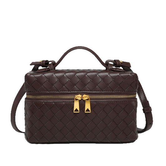 Women's Woven Box Lunch Retro Fashion For Handbags