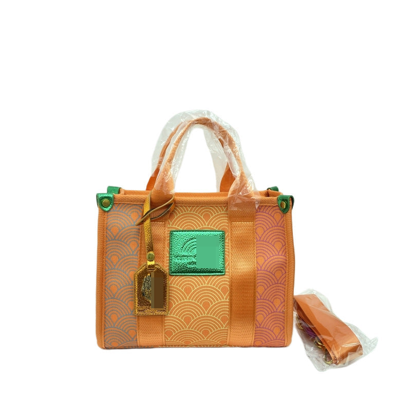 Women's Color-matching High-grade Large Capacity Commuter Bags