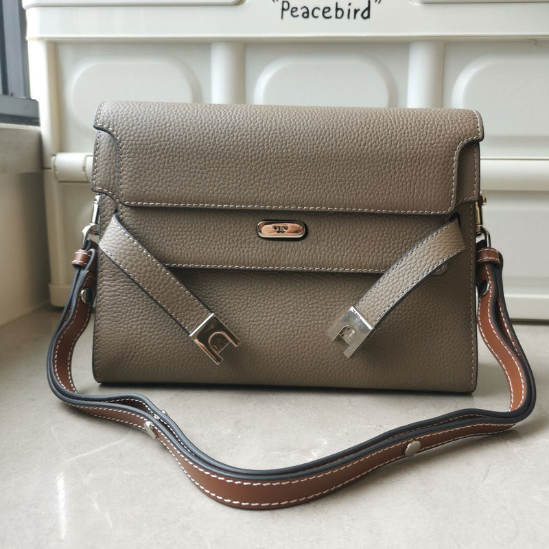 Women's Large Glass Kelly Underarm Leather Bags