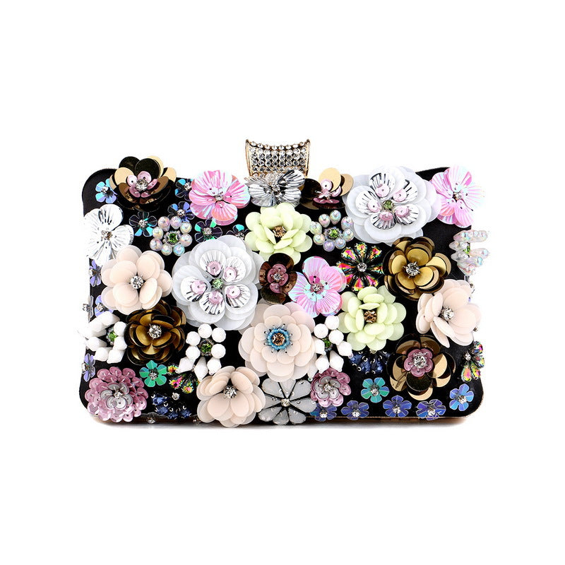 Dinner Lady's Flower Banquet Clutch Dress Evening Bags