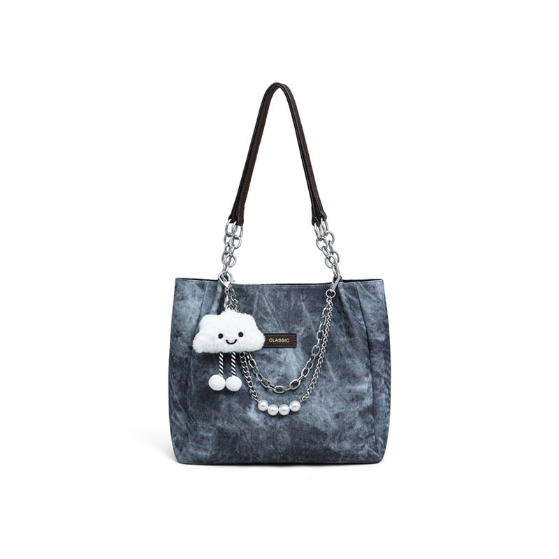 Women's High-grade Portable Large Capacity Commuter Big Shoulder Bags