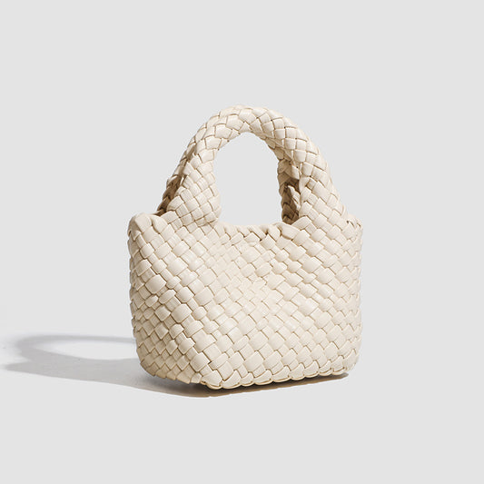 Design Hand-woven Single Vegetable Basket Daily Handbags