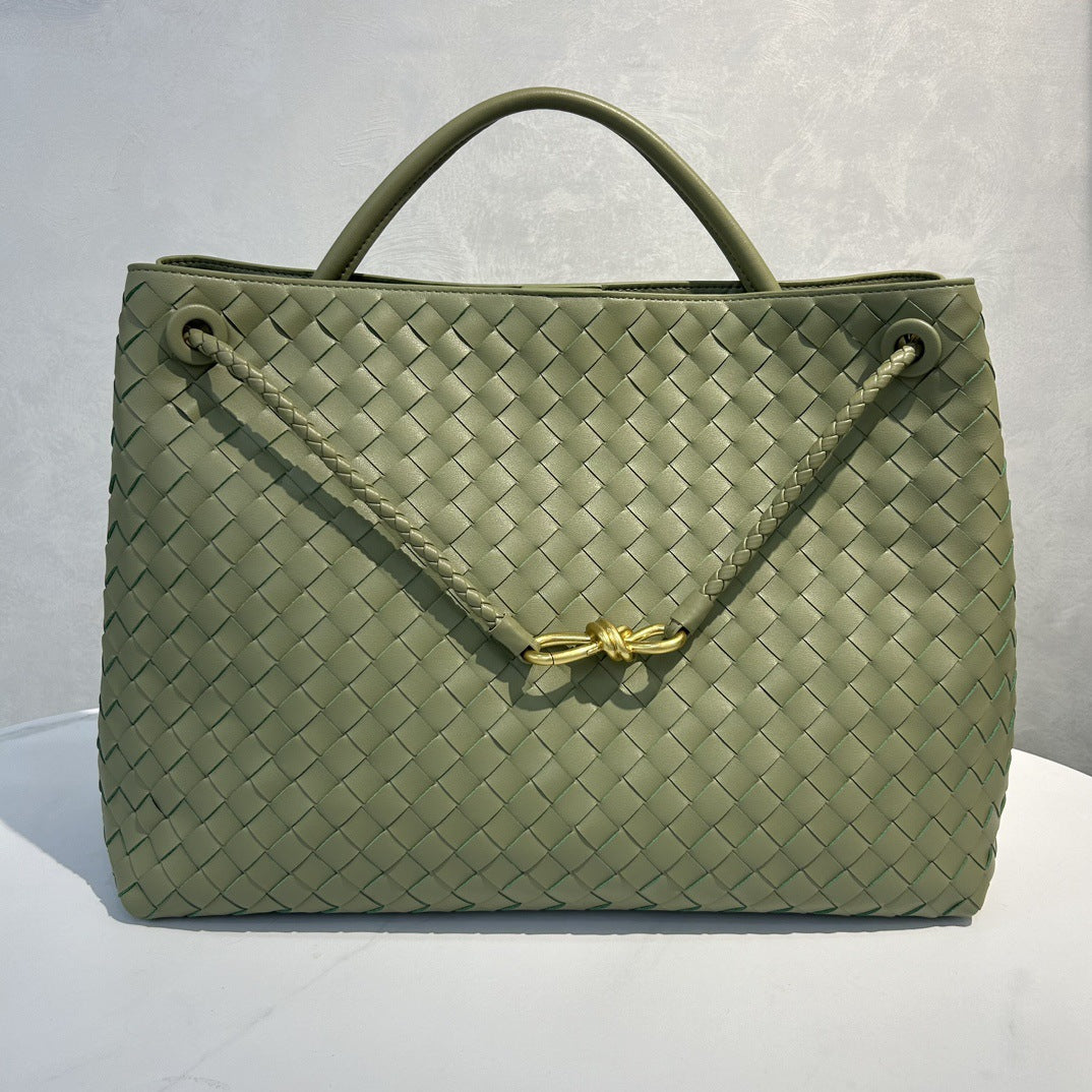 Women's Hand-woven Large Capacity Genuine Leather Handbags