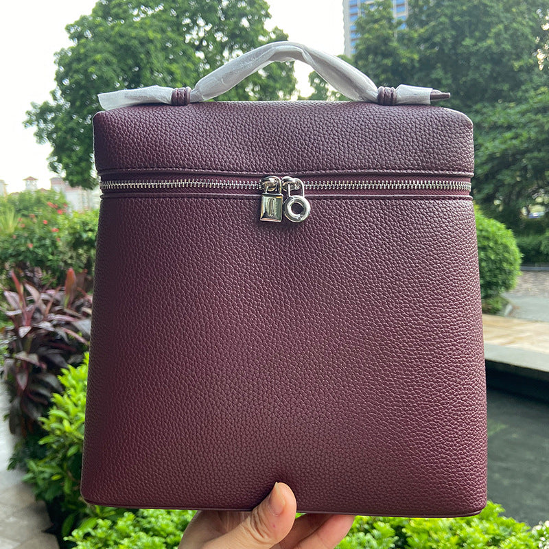 First Layer Cowhide Genuine Leather Portable Backpacks