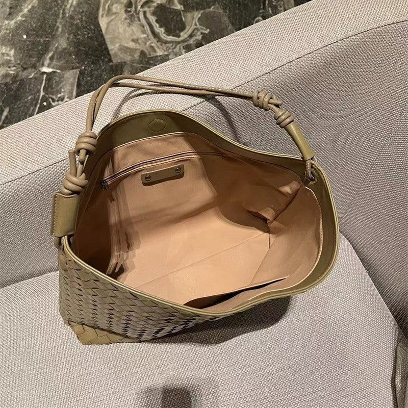 Attractive Women's Woven Large Capacity Underarm Shoulder Bags