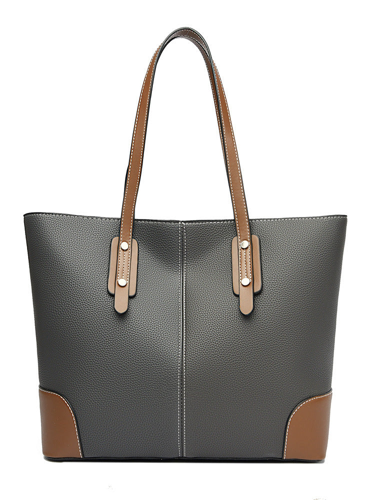 Women's Genuine Leather Large Capacity Totes Soft Shoulder Bags