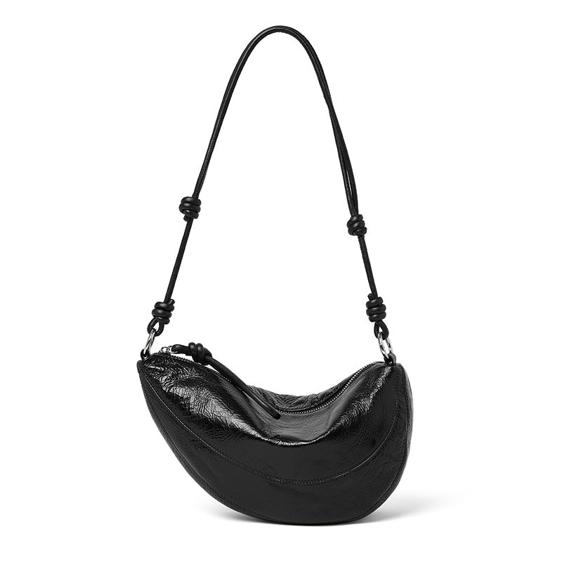 Women's Design Korean Style Croissant Saddle Fashion Underarm Crossbody Bags