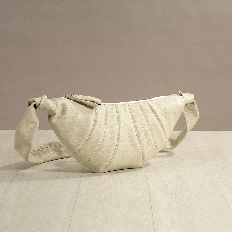 Sheepskin Upgraded Leather Croissant Can Be Crossbody Bags