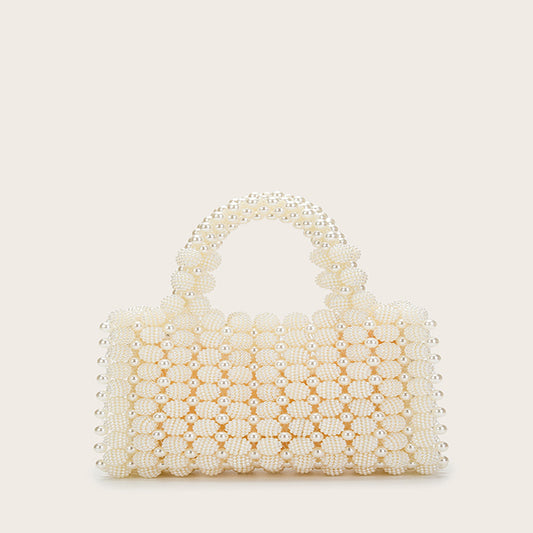 Waxberry Ball Colorful Pearl Candy Hand-woven Handbags