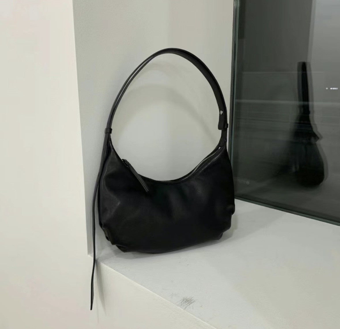 Women's Retro Leather Underarm Suede Dumpling Shoulder Bags