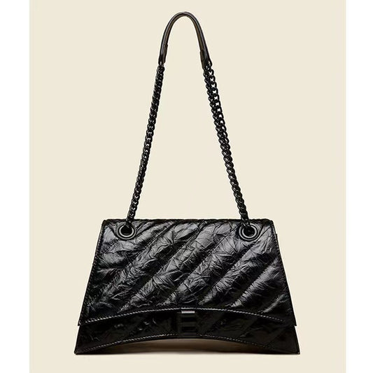 Hourglass Female Autumn High Sense Embroidered Crossbody Bags