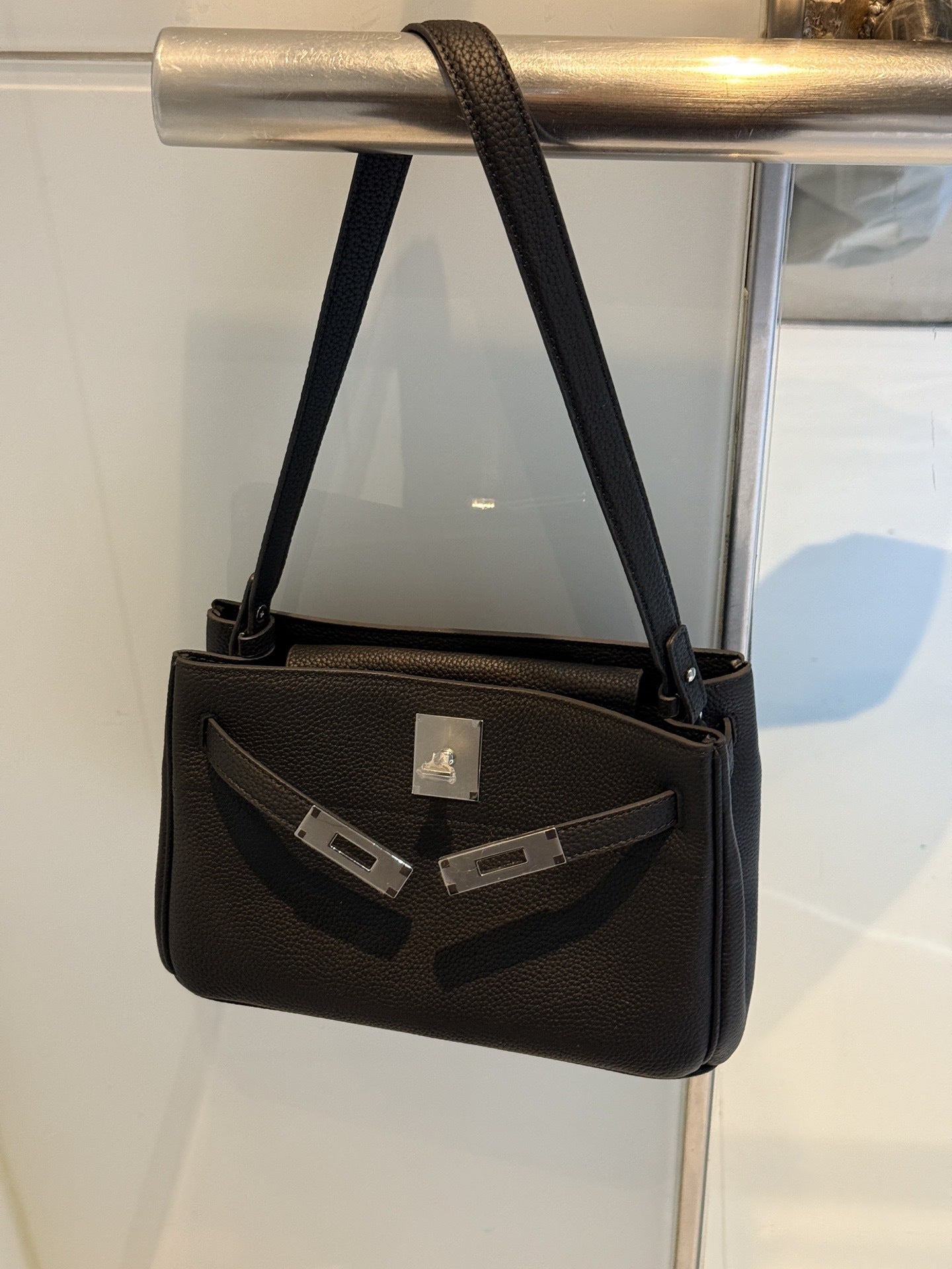 Women's Kelly Underarm First Layer Cowhide Shoulder Bags